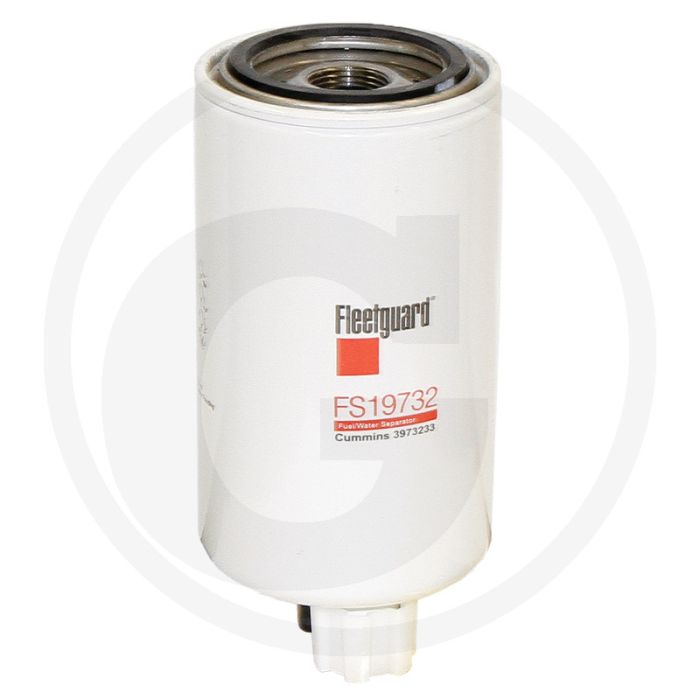 Fleetguard Brandstoffilter FS19732, Ø 93,83mm, Hoogte 202,29mm, Draad 1-14 UNS-2B