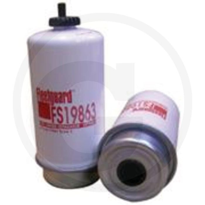 Fleetguard Brandstofvoorfilter FS19863, Ø 84mm, Hoogte 197mm