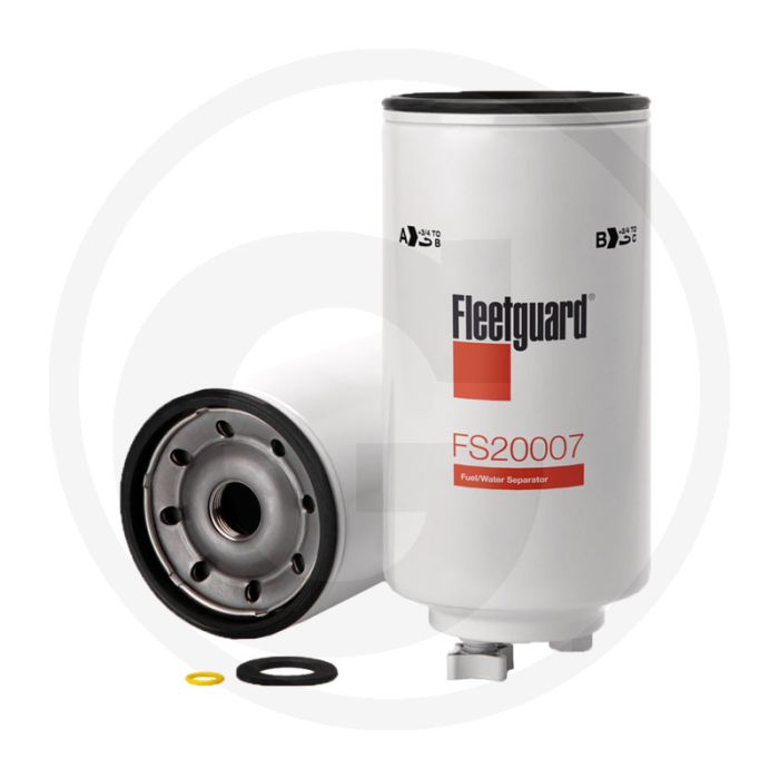 Fleetguard Brandstofvoorfilter FS20007, Ø 107,95 mm, Hoogte 237,08 mm