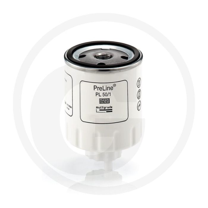 MANN FILTER Brandstoffilter - Diesel, Ø 76mm, Hoogte 112mm, M16 x 1.5 Draad