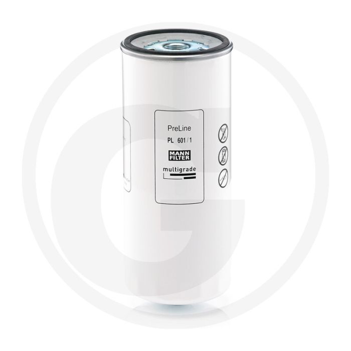 MANN FILTER Brandstoffilter voor Preline-systeem, Ø108mm, Hoogte 268mm, Draad 1-14 UNS