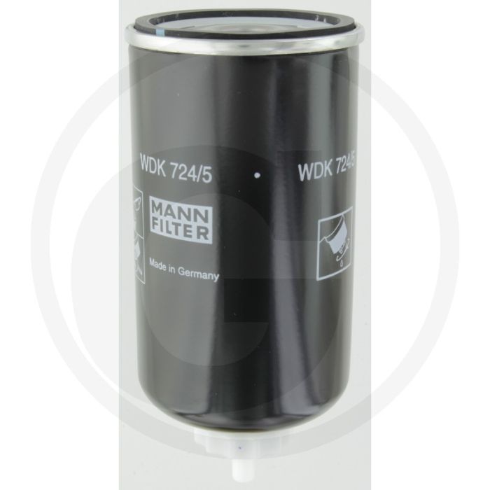 MANN FILTER Brandstoffilters - Diesel, Ø76mm, H162mm, M18 x 1.5 Draad