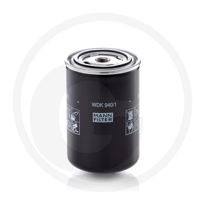 MANN FILTER Brandstoffilter - Diesel, Ø93mm, Hoogte 144mm, M18 x 1.5 Draad