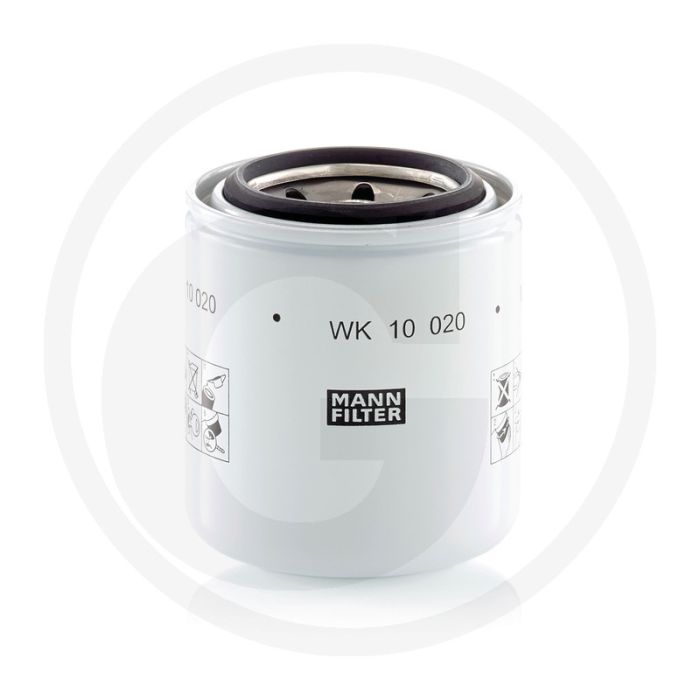 MANN FILTER Brandstoffilter WK10020, Diesel, Ø93mm, H107mm, M20 x 1.5