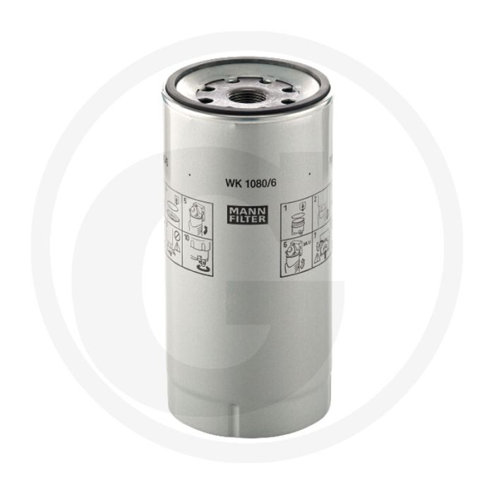 MANN FILTER Brandstoffilter WK1080/6X, Ø107mm, H217mm, Diesel