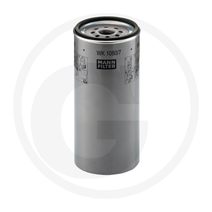 MANN FILTER Brandstoffilter WK1080/7X, Diesel, Ø108mm, Hoogte 216mm, Met afdichting