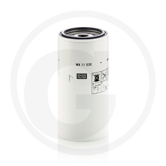 MANN FILTER Brandstoffilter WK11030X, Diesel, 216mm Hoogte, 7/8-14 UNF-2B Draad