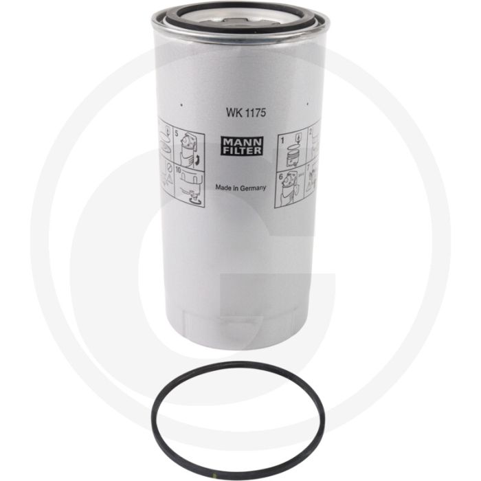 MANN FILTER Brandstoffilters - Diesel, Ø108mm, Hoogte 216mm, MANN nr. WK1175X