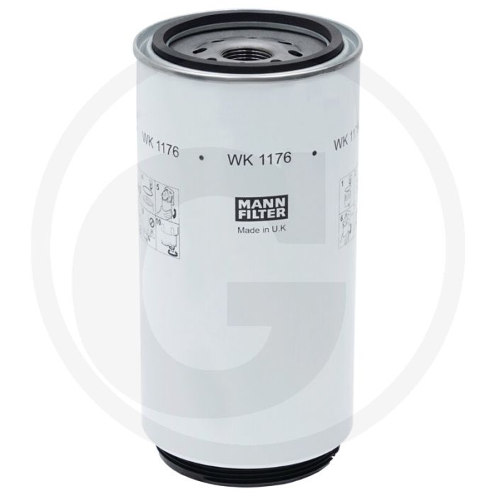 MANN FILTER Brandstoffilter WK1176X, Diesel, Ø108mm, Hoogte 216mm, Met afdichting