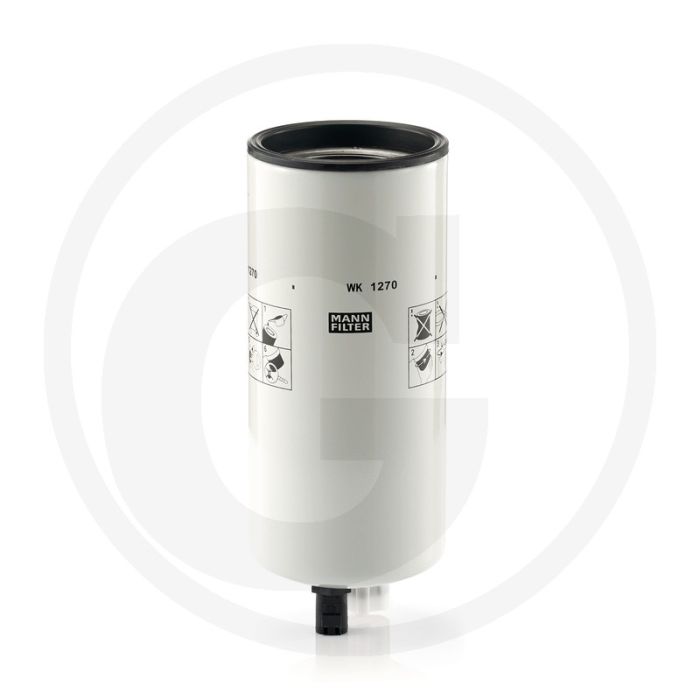 MANN FILTER Brandstoffilter WK1270, Diesel, Ø118mm, Hoogte 289mm