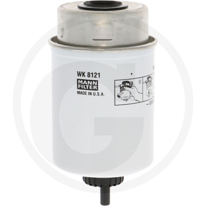MANN FILTER Brandstoffilters - Diesel, Ø 83mm, H 154mm, MANN nr. WK8121