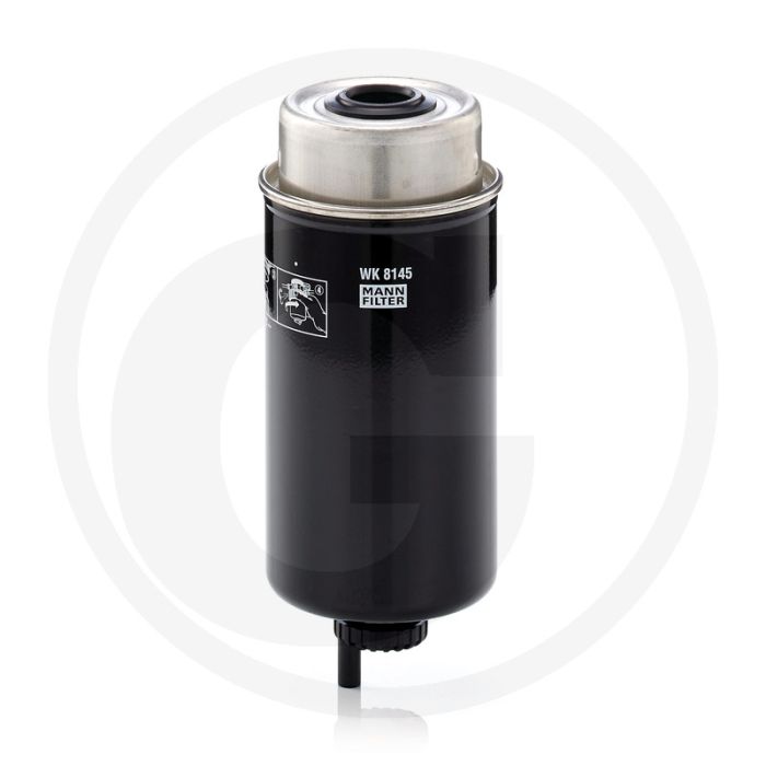 MANN FILTER Brandstoffilter - Diesel, Ø 83mm, H 197mm, MANN nr. WK8145