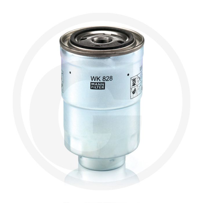 MANN FILTER Brandstoffilter WK828X, Diesel, Ø91mm, H140mm, 3/4-16 UNF Draad