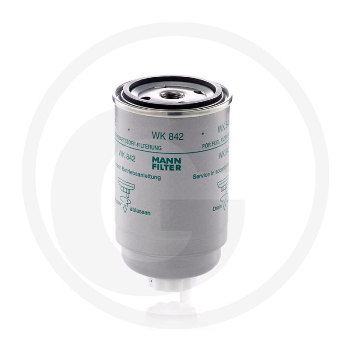 MANN FILTER Brandstoffilter WK842, Diesel, Ø81mm, Hoogte 156mm, M16 x 1.5 Draad