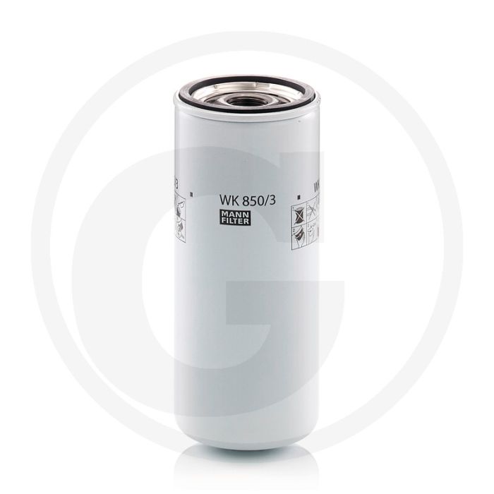 MANN FILTER Brandstoffilter WK850/3, Ø80mm, H176mm, Diesel