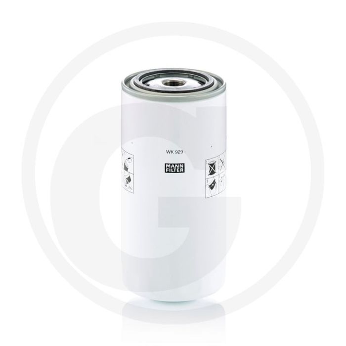 MANN FILTER Brandstoffilter WK929X, Diesel, Hoogte 191mm, Met afdichting
