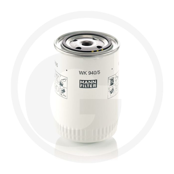 MANN FILTER Brandstoffilter WK940/5, Diesel, Hoogte 142mm, Draad M16 x 1,5