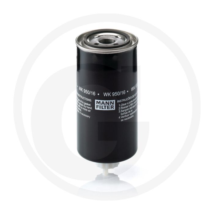MANN FILTER Brandstoffilter - Diesel, Ø93mm, Hoogte 202mm, Met afdichting