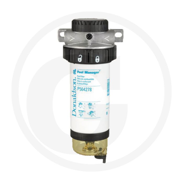 Donaldson Brandstoffilter, Opschroeven, Ø106mm, L254mm, 95% H2O Rendement