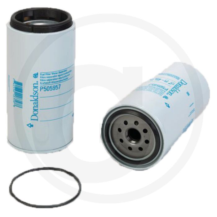 Donaldson Brandstoffilter P505957 - Opschroeven, Cellulose, Ø109mm, 204mm, Volvo 11110474