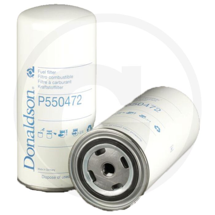 Donaldson Brandstoffilter P550472 - Opschroeven, Cellulose, Ø96mm, 212mm, DAF 1328177