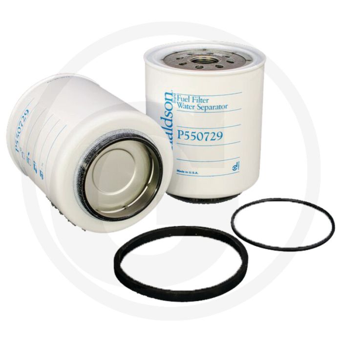 Donaldson Brandstoffilter P550729, Opschroeven, Ø110.7mm, Lengte 128.3mm, 1-14 UN Draad