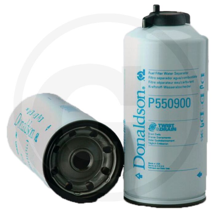 Donaldson Brandstoffilter P550900, Opschroeven, Cellulose, Ø107.3mm, L248.3mm, 1-14 UN Draad