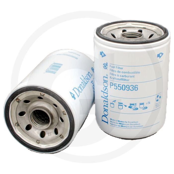 Donaldson Brandstoffilter P550936 - Opschroeven, 93mm Ø, 136mm L, 25µm Rendement 99%