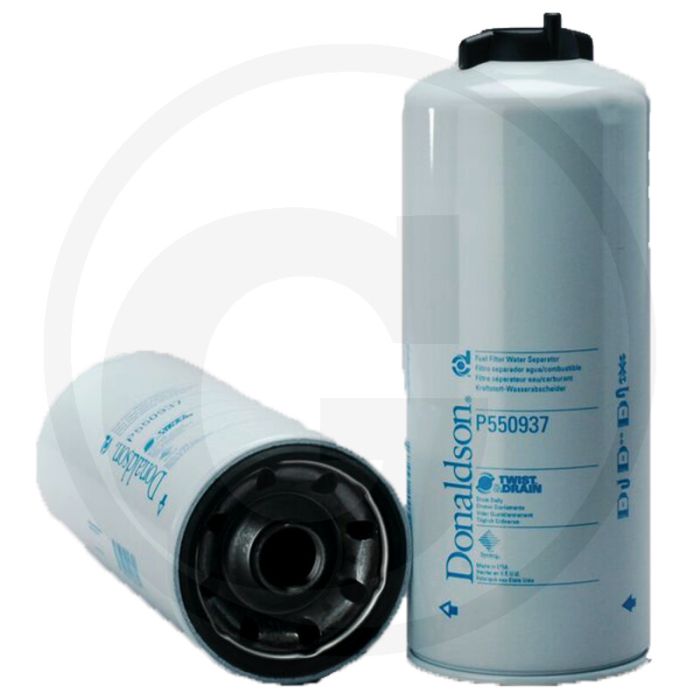 Donaldson Brandstoffilter P550937 - Opschroeven, Ø118,4mm, Lengte 311mm, 99% Rendement 10µm