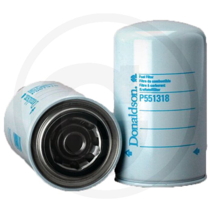 Donaldson Brandstoffilter P551318, Opschroeven, 107,5mm Ø, 185mm L, 9µm Rendement 99%