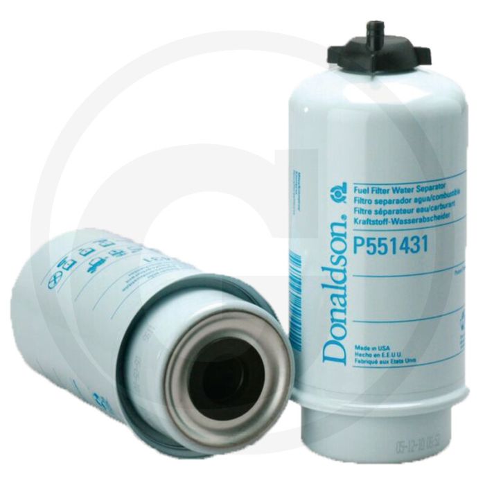 Donaldson Brandstoffilter P551431, 99% Rendement bij 35µm, 95% H2O Rendement
