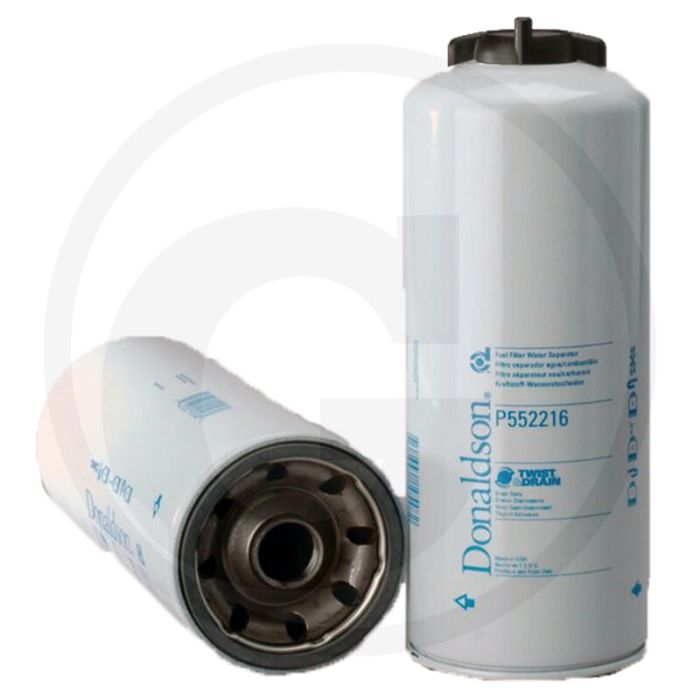 Donaldson Brandstoffilter P552216 - Opschroeven, 310.92mm, Twist&Drain™ Merk