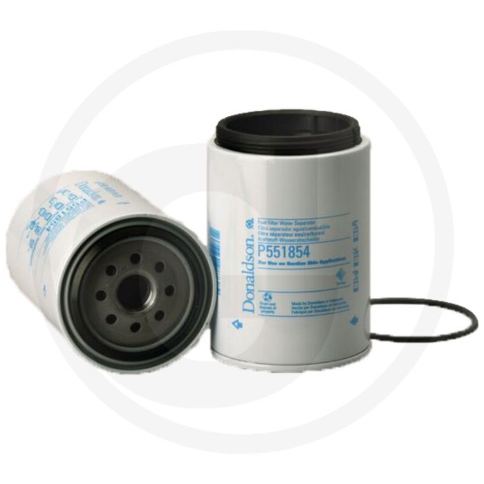 Donaldson Brandstoffilter P551854, Opschroeven, Ø110mm, Lengte 143.5mm, 98% Rendement bij 2µm