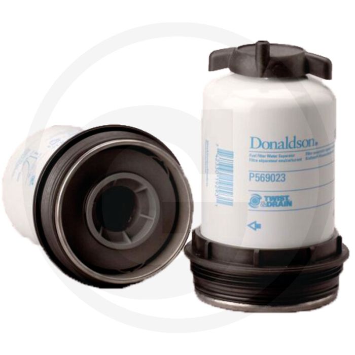 Donaldson Brandstoffilter P569023 - Twist&Drain™, Opschroeven, Ø 80,6mm, 99% Rendement bij 5µm