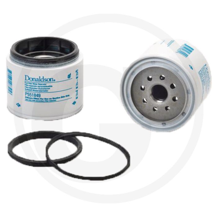 Donaldson Brandstoffilter, Opschroeven, Ø110mm, Lengte 73mm, Efficiëntie 95% bij 10µm