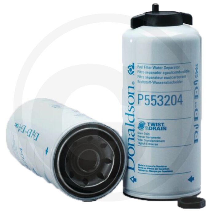 Donaldson Brandstoffilter P553204, Opschroeven, 1-14 UN, 35µm, 95% H2O rendement