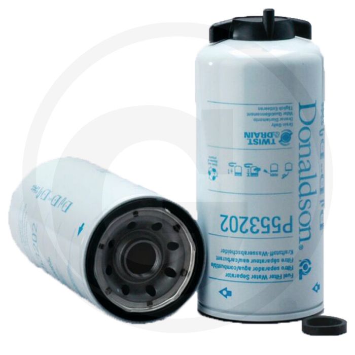 Donaldson Brandstoffilter P553202, Opschroeven, Ø93mm, 219.5mm, 99% Rendement bij 23µm