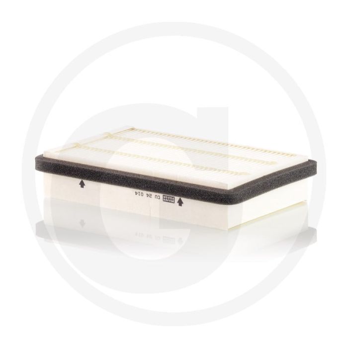 MANN FILTER Cabinefilter CU24014, Deeltjes, 215x133x45mm