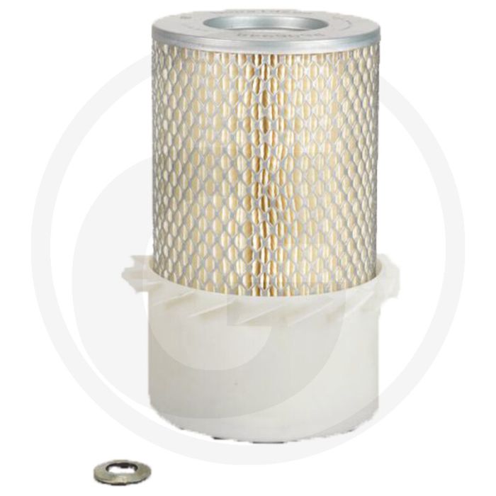 Donaldson Luchtfilter - Geribbeld, Ø133,4mm x 228,6mm, Efficiëntie 99.9%, Voor Nissan/UD Trucks