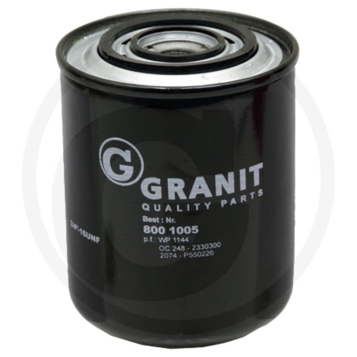 Motoroliefilter met Draad 3/4"-16 UNF en Hoogte 145 mm