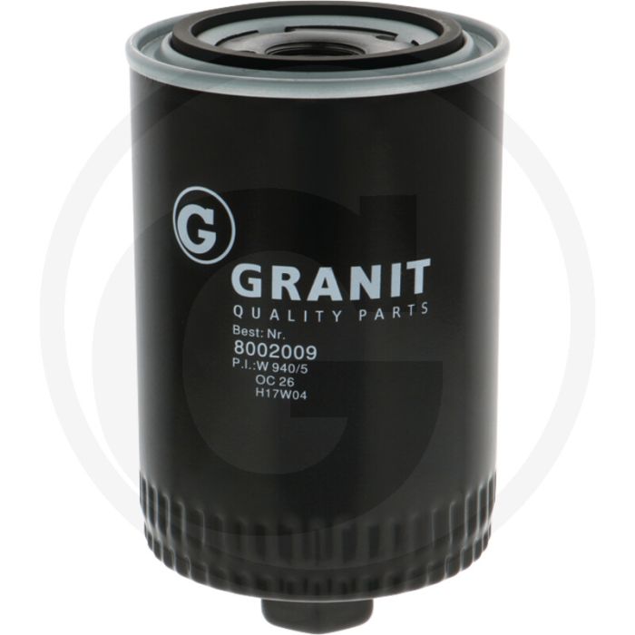 Motoroliefilter - MAHLE OC26, 1-12 UNF, Hoogte 142mm, Openingsdruk 2,5 bar