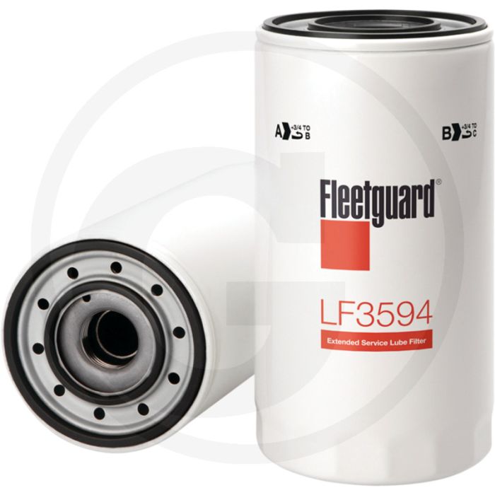 Fleetguard Motoroliefilter LF3594, M30 x 2 Draad, Ø108mm, Hoogte 212,5mm, ADBV: YES