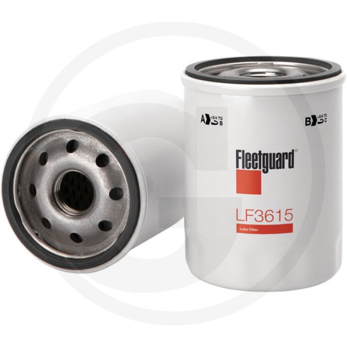 Fleetguard Motoroliefilter LF3615, 3/4"-16 UNS-2B, Ø68,33mm, Hoogte 87,88mm, ADBV: YES