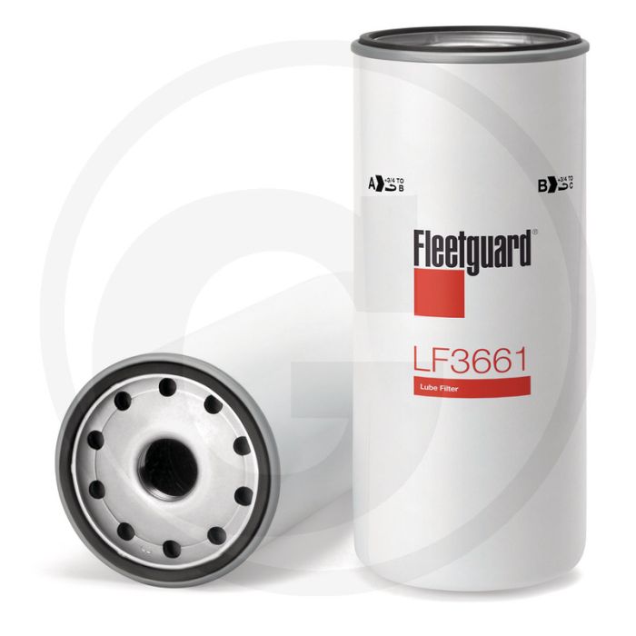 Fleetguard Motoroliefilter LF3661, M30 x 1.5, Ø108mm, Hoogte 260.5mm