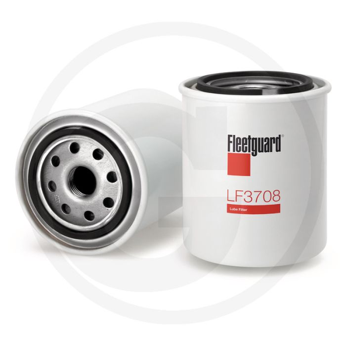 Fleetguard Motoroliefilter LF3708, 3/4"-16 UNF-2B, Ø80,52mm, Hoogte 101,35mm