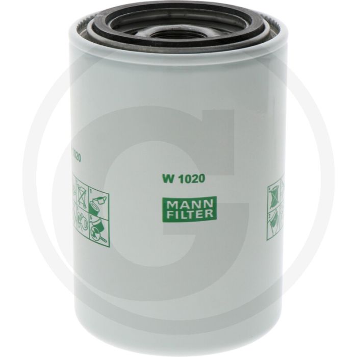 MANN FILTER Oliefilter W1020 1-16 UN Ø94mm Hoogte 148mm