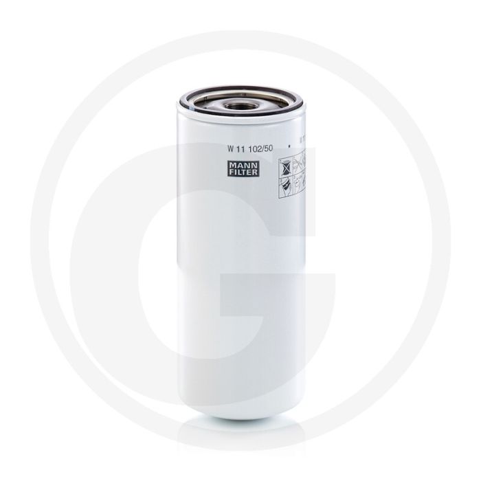 MANN FILTER Motoroliefilter W11102/50 Hoogte 264 mm Draad 1 1/8"-16 UN-2B