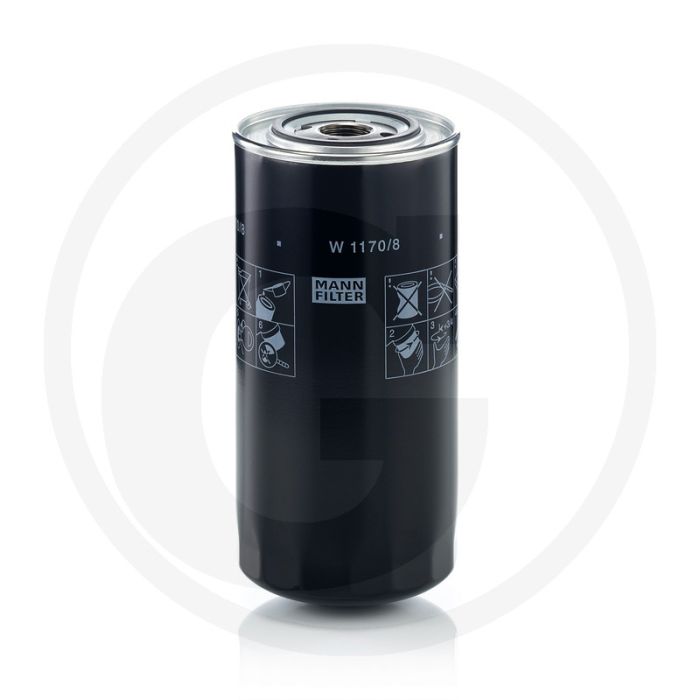 MANN FILTER Motoroliefilter W1170 1-12 UNF 227mm