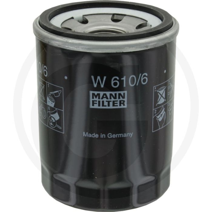 MANN FILTER Oliefilter W610/6 M20x1,5 90mm