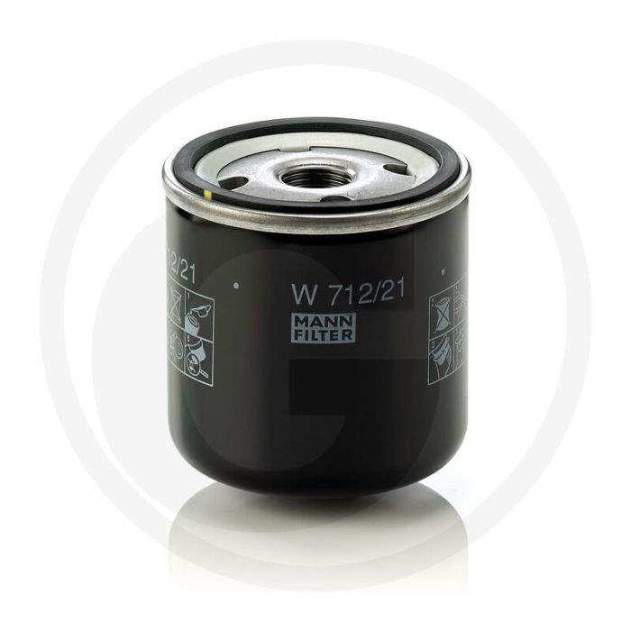 MANN FILTER Motoroliefilter W712/21 3/4"-16 UNF